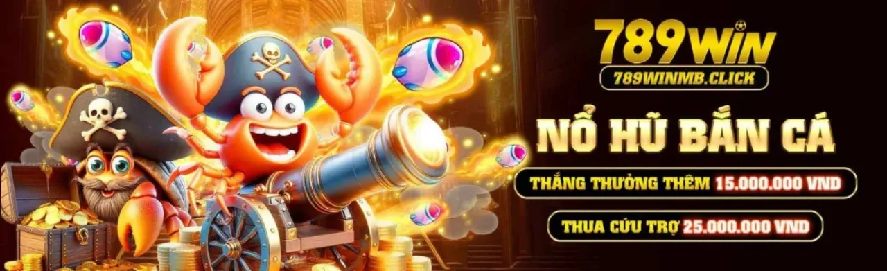 Banner giới thiệu game nổ hũ Win55 với các trò chơi slot và cơ hội thắng lớn